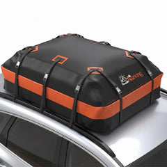 Asinking bolsa de techo vista frontal mostrando tamaño y cierre, protección extra