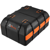 Asinking vista frontal de la bolsa de techo mostrando capacidad y forma resistente