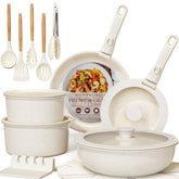 Astercook set frente crema mostrando diseño y versatilidad