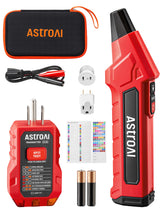 AstroAI vista frontal del empaque mostrando el kit y accesorios, útil para identificar contenido