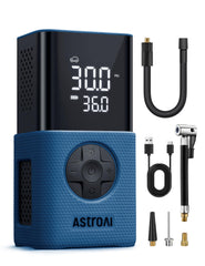 AstroAI L7S frontal mostrando diseño compacto y botones, práctico para llevar