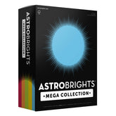 Astrobrights frontal del paquete mostrando colores vibrantes y variedad