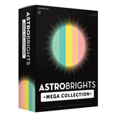 Astrobrights paquete frontal con 625 hojas pastel, muestra variedad y ahorro