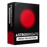 Astrobrights paquete frontal Ultra Red mostrando volumen y color vibrante para ahorro