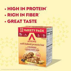 Atkins barra en mano lista para llevar, conveniencia y proteína
