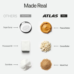 Barrita Atlas en mano para mostrar tamaño real y facilidad de consumo
