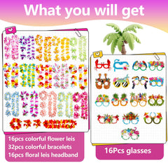 Atonofun gafas luau primer plano con diseño llamativo para fotos divertidas