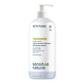 ATTITUDE envase frontal 32 oz mostrando etiqueta EWG y beneficio limpieza suave