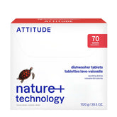 ATTITUDE paquete frontal mostrando 70 pastillas y beneficios eco