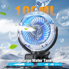 Ausic close-up mist nozzle highlighting even spray for faster comfort