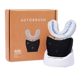 autobrush vista frontal del paquete mostrando el cepillo y beneficios
