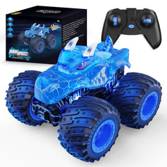 AUUGUU front view of truck showing lights and rugged build for exciting play