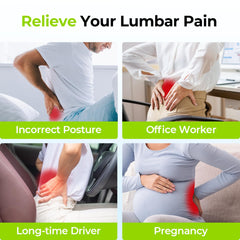 AUVON detalle del bulbo patentado que ofrece soporte lumbar preciso