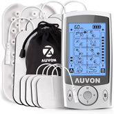 AUVON dispositivo frontal mostrando pantalla y beneficio portabilidad
