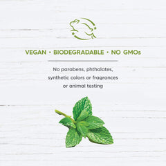 Avalon Organics etiqueta de ingredientes indicando vitamina C y botánicos