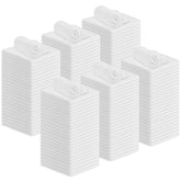 Avalon Towels paquete de 150 trapos blanco vista frontal y beneficio ahorro