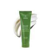 Aveda Be Curly frasco frontal mostrando tamaño y diseño útil en rutina