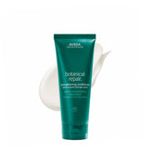 Aveda envase frontal del acondicionador que muestra el diseño y beneficio reparador