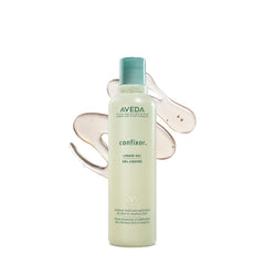 Aveda Confixor frontal del envase mostrando diseño y ventaja de fijación media