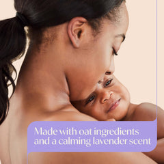 Aveeno Baby etiqueta de las botellas con información clara