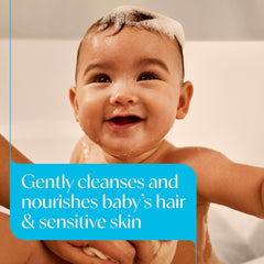 Aveeno Baby etiqueta con ingredientes y beneficios claramente visibles
