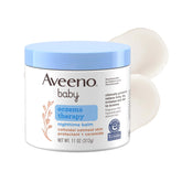 Aveeno Baby envase frontal mostrando el bálsamo y su tamaño beneficioso