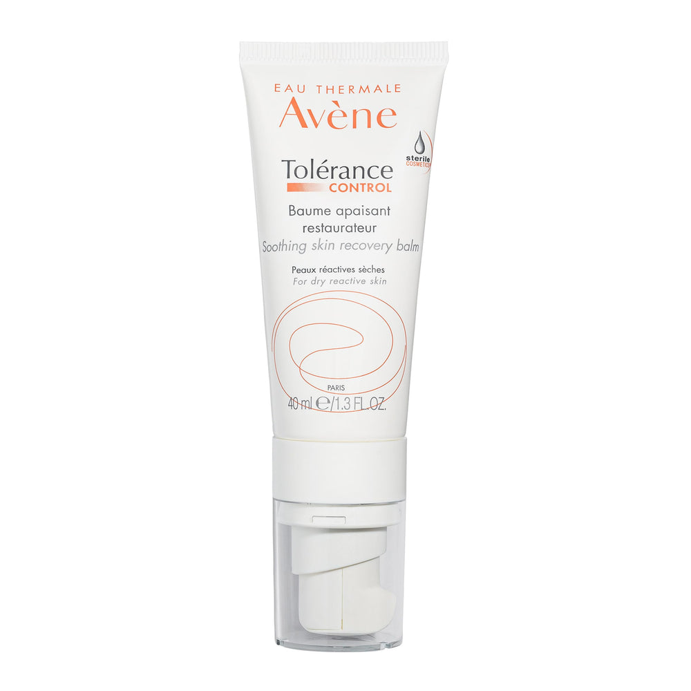 Avène frasco frontal del bálsamo mostrando la marca y alivio inmediato