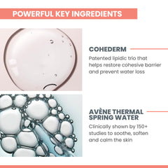 Bote abierto de Avène Hydrance Rich listo para aplicación y nutrición