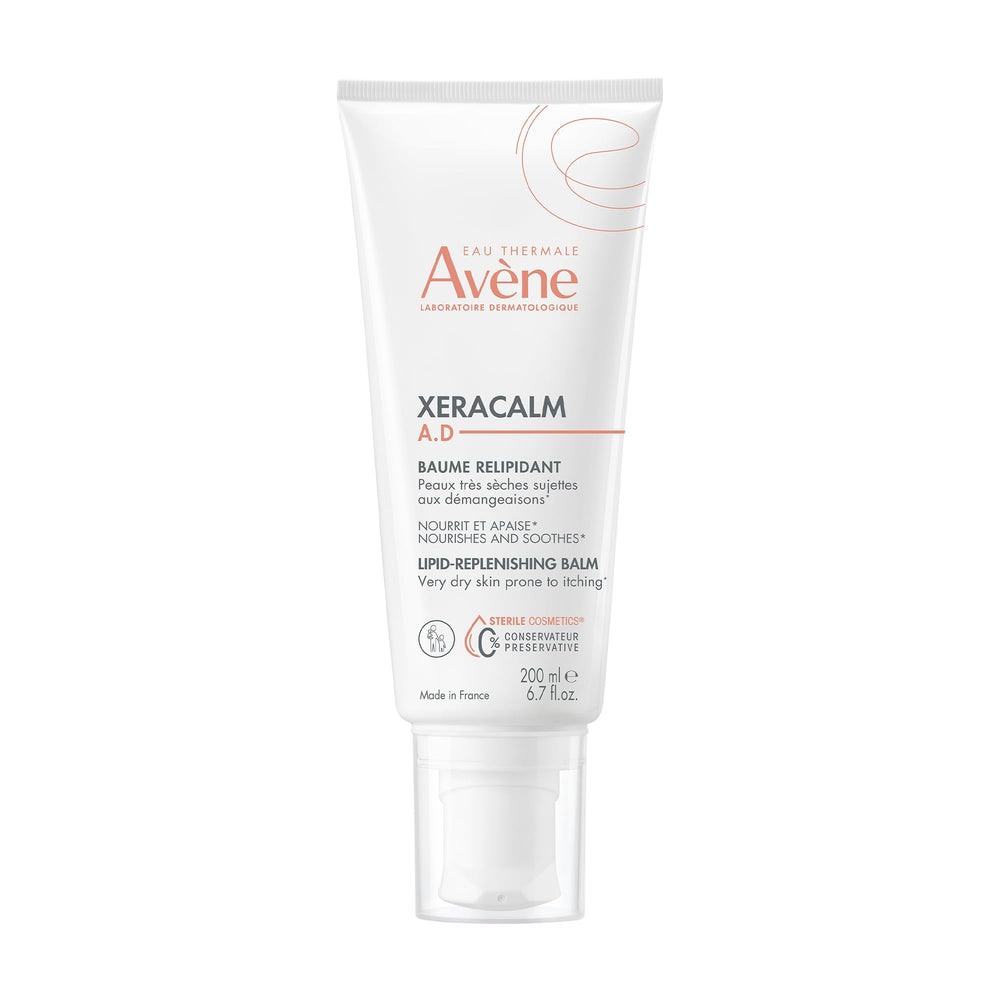 Avène XeraCalm A.D vista frontal mostrando envase y beneficio calmante