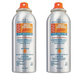 AVON Skin So Soft pack delantero mostrando dos aerosoles y beneficio de portabilidad