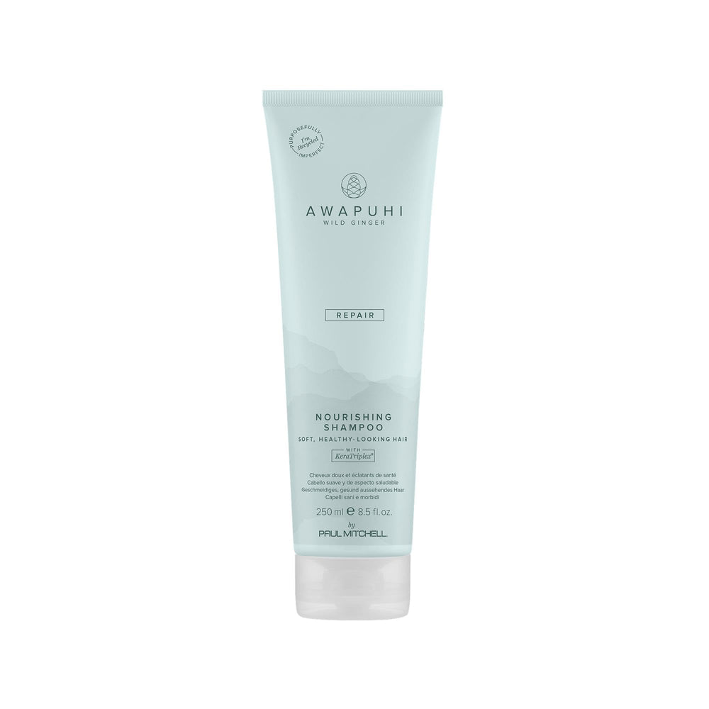 Awapuhi Wild Ginger frontal del envase mostrando tamaño y beneficio de nutrición