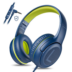 awatrue auriculares AT2 vista frontal del empaque mostrando compatibilidad escolar