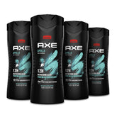 AXE frasco Apollo frontal mostrando diseño y sello de 12 horas de frescura