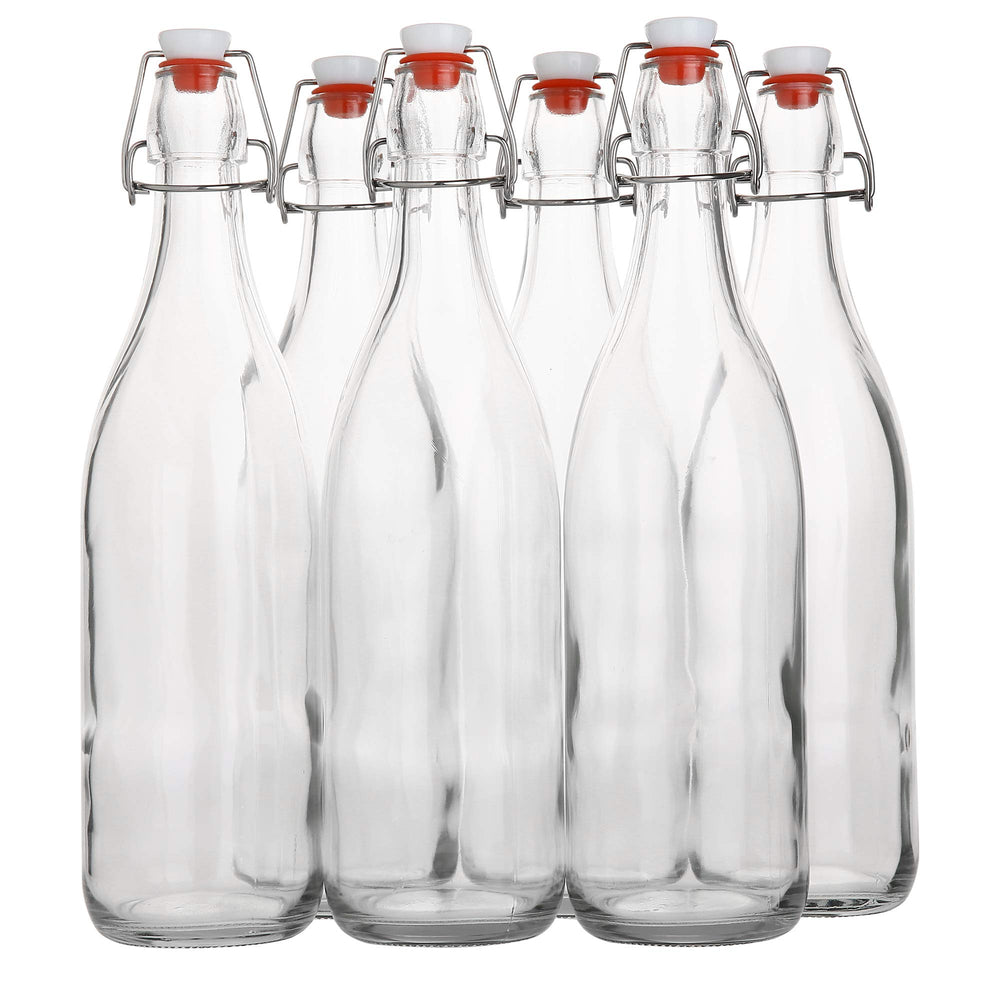 AYL pack frontal de seis botellas claras mostrando su diseño y capacidad