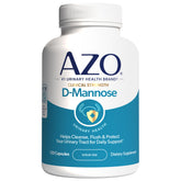 AZO front bottle showing product packaging and clear benefit