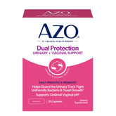 AZO frasco frontal mostrando 30 cápsulas y claridad del producto