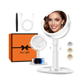 B Beauty Planet vista frontal del espejo iluminado con estabilidad