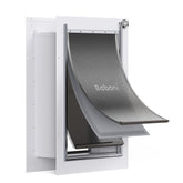 baboni puerta frontal mostrando marco y solapas, durabilidad y seguridad