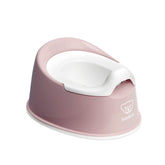 BabyBjörn front view of potty showing stable base and child-friendly shape for safe use