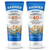 Badger frente del pack de dos tubos mostrando tamaño y diseño, protección confiable