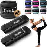 BAGAIL vista frontal del par de pesas, diseño compacto y elegante