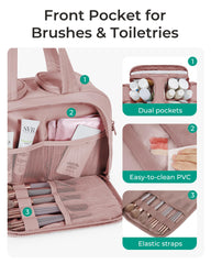 BAGSMART detalle de tela taslan acolchada que protege y añade estilo