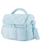 BAGSMART vista frontal azul claro mostrando diseño elegante y práctico