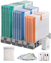 BAGSMART kit frontal completo mostrando las 18 piezas y organización eficiente
