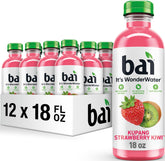 Bai front packaging showing strawberry kiwi flavor and refreshing appeal