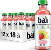 Bai front packaging showing São Paulo Strawberry Lemonade and low-calorie benefit