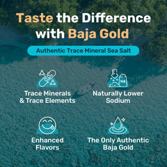 Baja Gold bol con sal lista para sazonar y facilitar cocina