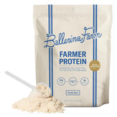 Ballerina Farm empaque frontal limpio que muestra sabor y proteínas