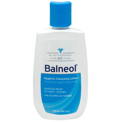 Balneol frasco frontal 3oz mostrando diseño y facilidad de transporte