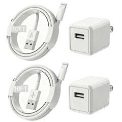 Banety pack frontal mostrando cables 10FT y adaptadores, alcance cómodo